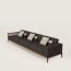 Sofa Sellier 3-seater, noir ébène, We will notify you when this product is back in stock