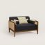 Sofa Sellier armchair, noir ébène