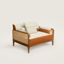 Sofa Sellier armchair, fauve/cannelle