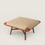 Les Necessaires d'Hermès "carre d'assise" low stool, high model 85, fauve/cannelle, We will notify you when this product is back in stock