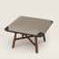 Les Necessaires d'Hermès "carre d'assise" low stool, high model 65, noir ébène/ébène