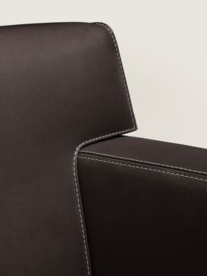 Reeditions J.-M. Frank par Hermès club armchair, View: front, front, view 2 of 3