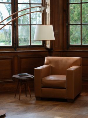 Reeditions J.-M. Frank par Hermès club armchair, View: front, front, view 3 of 3