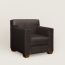 Fauteuil club Rééditions J.-M. Frank par Hermès, ébène