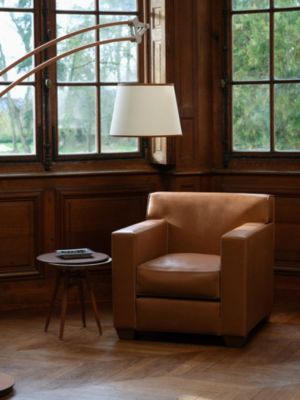 Reeditions J.-M. Frank par Hermès club armchair, View: front, front, view 2 of 4