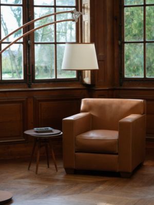 Reeditions J.-M. Frank par Hermès club armchair, View: front, front, view 4 of 4