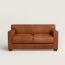 Reeditions J.-M. Frank by Hermès 2-seater sofa, gold