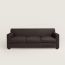 Reeditions J.-M. Frank by Hermès 3-seater sofa, ébène