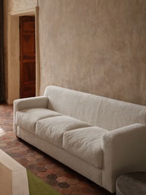 3-Sitzer-Sofa Rééditions J.-M. Frank par Hermès, Ansicht: Vorderansicht, front, Ansicht 3 von 3