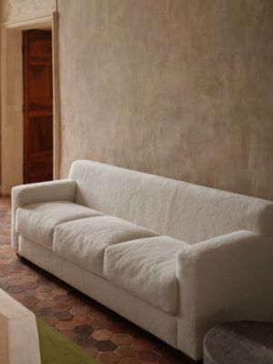 3-Sitzer-Sofa Rééditions J.-M. Frank par Hermès, Ansicht: Vorderansicht, front, Ansicht 3 von 3