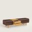 Cheval d'arçons bench Les Nécessaires d'Hermès, chocolat