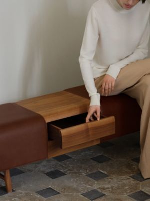 Cheval d'arçons bench Les Nécessaires d'Hermès, View: Worn, worn, view 3 of 3