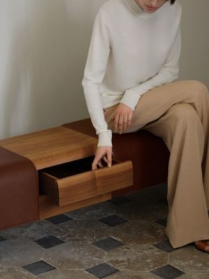 Cheval d'arçons bench Les Nécessaires d'Hermès, View: Worn, worn, view 4 of 4