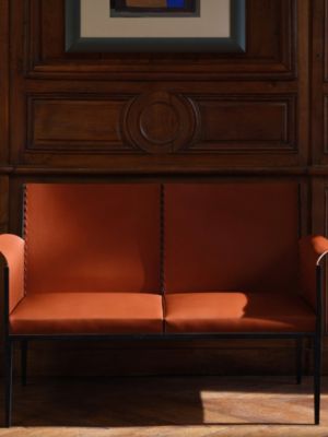 Reeditions J.-M. Frank par Hermès bench, View: front, front, view 2 of 4