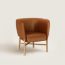 Fauteuil Cabriolet Les Nécessaires d'Hermès, fauve