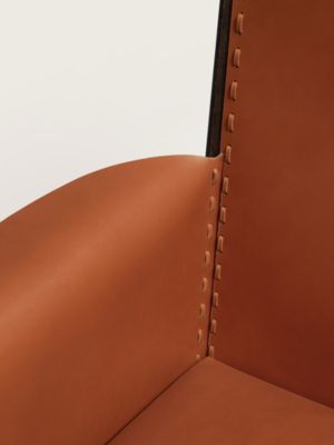 Reeditions J.-M. Frank par Hermès armchair, View: front, front, view 3 of 4