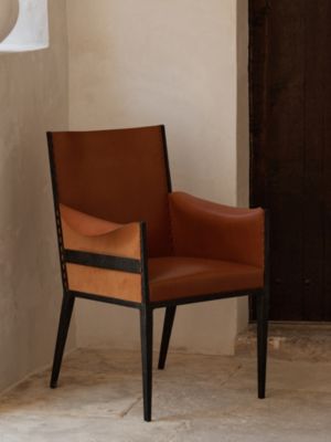 Reeditions J.-M. Frank par Hermès armchair, View: front, front, view 4 of 4