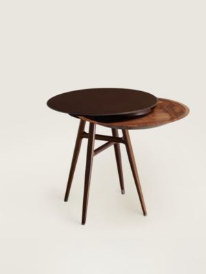 Les Necessaires d'Hermès "hide-and-seek" stool-table, large model, View: front, front, view 4 of 5