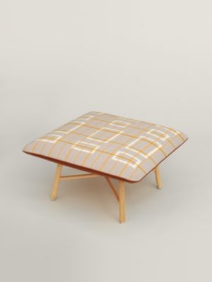 Les Necessaires d'Hermès "carre d'assise" low stool, high model 85