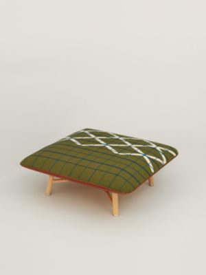 Les Necessaires d'Hermès "carre d'assise" low stool, medium model 85