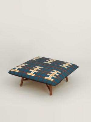 Les Necessaires d'Hermès "carre d'assise" low stool, medium model 85