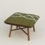 Les Necessaires d'Hermès "carre d'assise" low stool, high model 65, chocolat/kaki, We will notify you when this product is back in stock