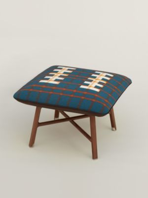 Les Necessaires d'Hermès "carre d'assise" low stool, high model 65