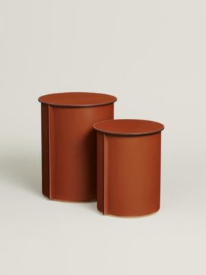 Equipages d'Hermès cork stool, large model, View: front, front, view 4 of 5