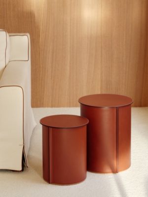Equipages d'Hermès cork stool, large model, View: front, front, view 5 of 5