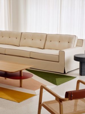 Sofa Contour d'Hermès 3 places, Vue: vue de face, front, vue 2 sur 6
