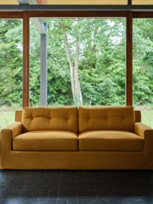 Sofa Contour d'Hermès 2-seater, View: front, front, view 6 of 6