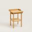 Equipages d'Hermès "vice-versa" occasional table, naturel