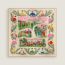 Champ de Courses a Chantilly scarf 70, vanille/vert/multicolore