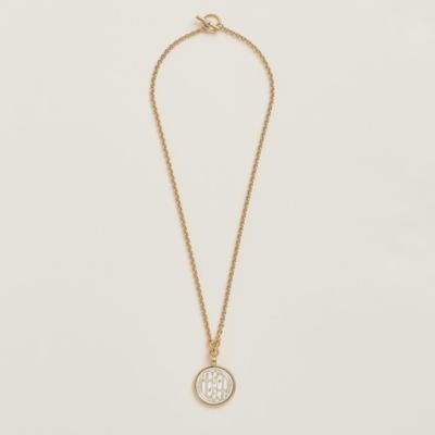 Medaille Quadrige necklace, small model | Hermès Canada