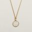 Medaille Quadrige necklace, small model, orfèvre jaune or/blanc, no stock