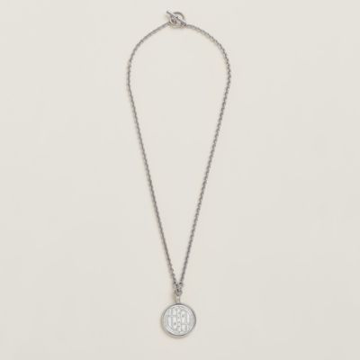 【HERMES】Medaille Quadrige necklace, large model 982311FEC6_front_wm_2