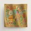 Bouclerie Moderne Plumetis 70方巾, 煙草色/玫瑰色/藍色, 沒有庫存