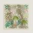 Le Jardin des Peintres scarf 70, blanc/vert/jaune