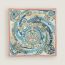 Candy Libris scarf 70, bleu ciel/sable/vieux rose
