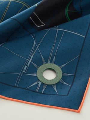 A Toute Berline&nbsp;! leather eyelet scarf 70, View: Detail, detail, view 3 of 3