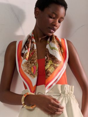 Jour de Casting scarf 70, View: Worn, worn, view 2 of 3