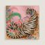 Tyger Tyger scarf 70, rose/beige doré/multicolore