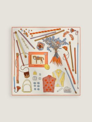 blanc/orange/gris bleuté