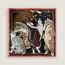 Chat Chat Chat scarf 70, noir/marron/gris, We will notify you when this product is back in stock