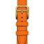 Heure H Mini model 21&nbsp;mm Single Tour Watch Strap, orange