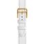 Heure H Mini model 21&nbsp;mm Single Tour Watch Strap, blanc