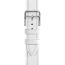 Heure H Small model 25&nbsp;mm Single Tour Watch Strap, blanc