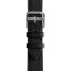 Heure H Small model 25&nbsp;mm Single Tour Watch Strap, noir