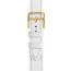 Heure H Small model 25&nbsp;mm Single Tour Watch Strap, blanc