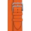 Cape Cod Large model 37&nbsp;mm Double Tour Watch Strap, orange